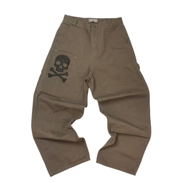 [1] 아오이로 데스 오브 크롬 더블니 팬츠