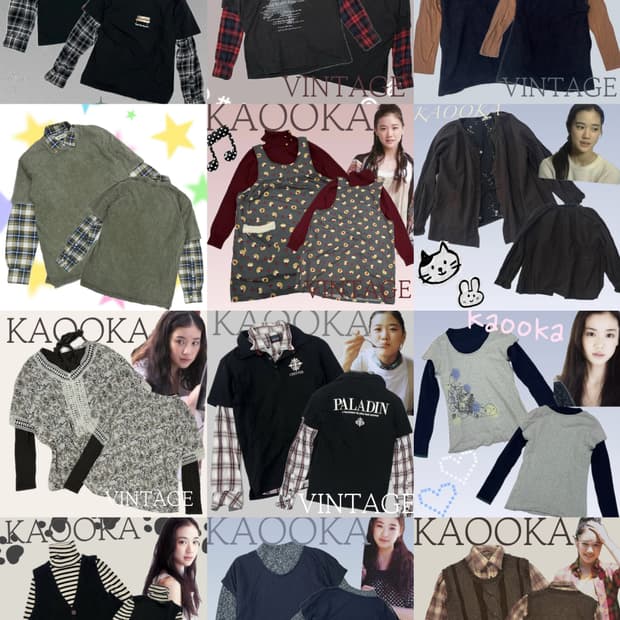 🍓카오오카 빈티지 할인 🍓 35000원 상의 코디세트 모음