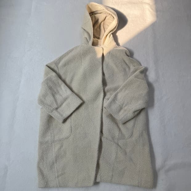 88 한섬 시스템 여성 양털 롱 코트  0310T