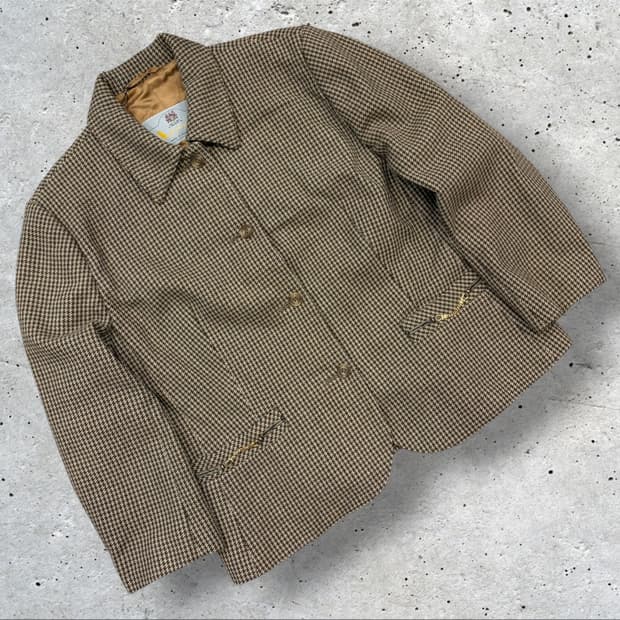 [L] 아쿠아스큐텀 하운드투스 체크 여성 자켓 B313