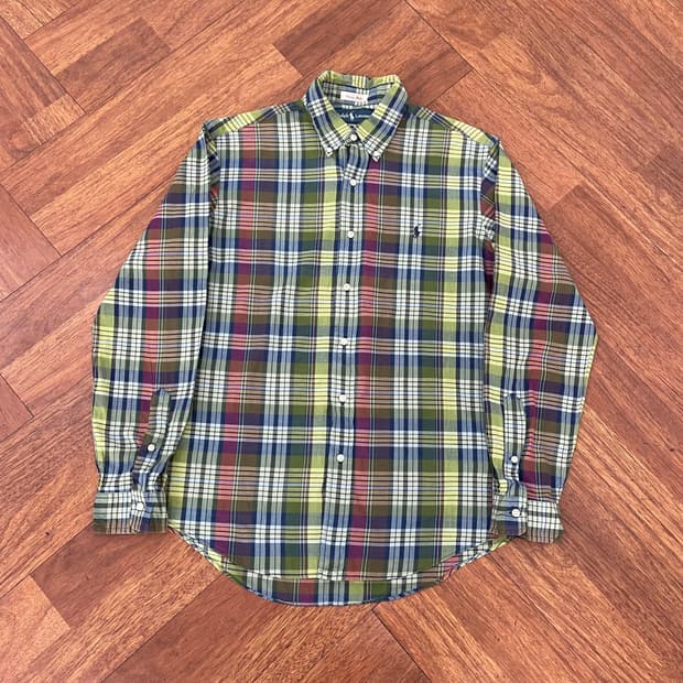 폴로 마드라스 체크 셔츠