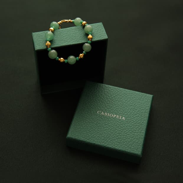 CASIOPEIA #39 Greenery Cluster bracelet