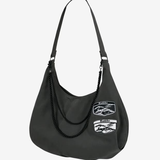 카시코 Ball Chain Bag Charcoal 가방 볼체인백 차콜
