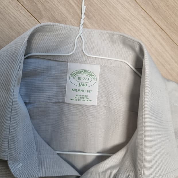 브룩스 브라더스 밀라노핏 셔츠 15-2/3