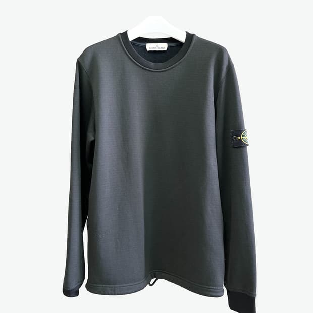 [M/매장판] 스톤아일랜드 나일론 코튼 플리스 맨투맨