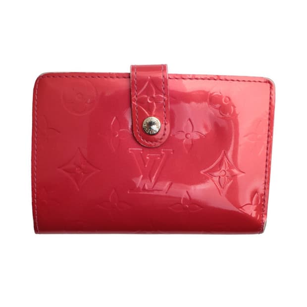 루이비통 모노그램 핑크 베르니 반지갑