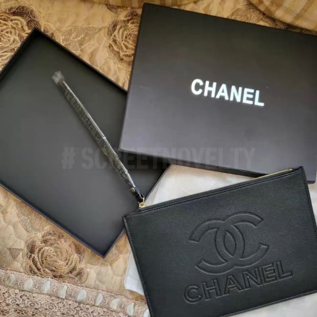 샤넬뷰티 VIP 블랙라벨 클러치백 풀박스 무배