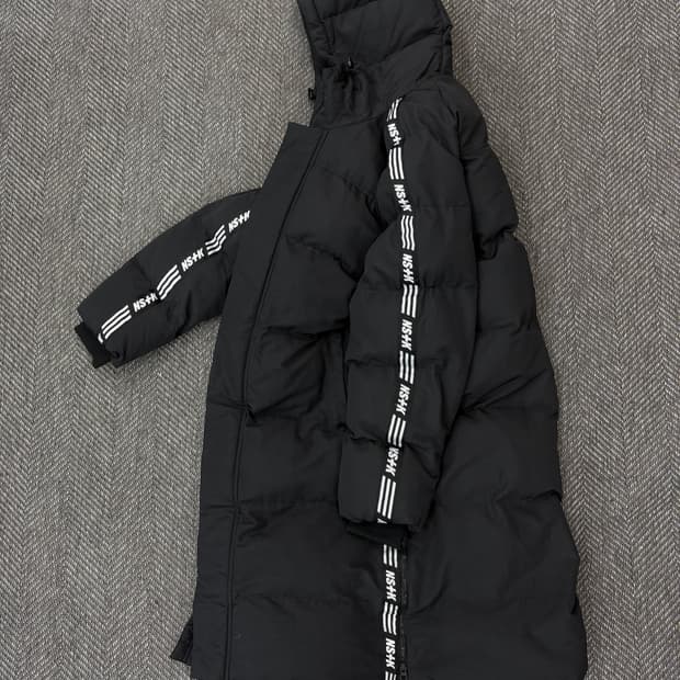 네스티킥 롱패딩 블랙