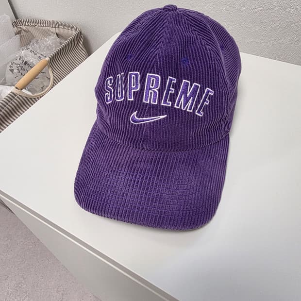 슈프림 x 나이키 아크 코듀로이 6-패널 캡 퍼플 - 22SS