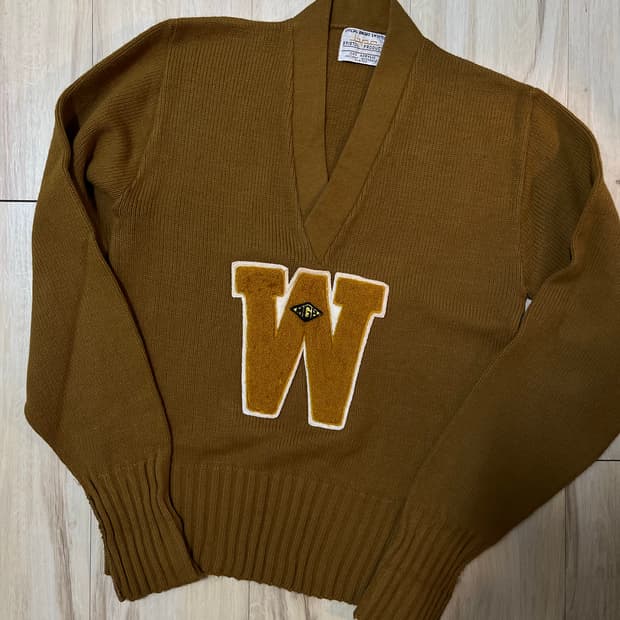 70s 레터맨 스웨터