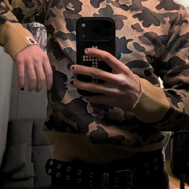 Bape 베이프 카모 맨투맨