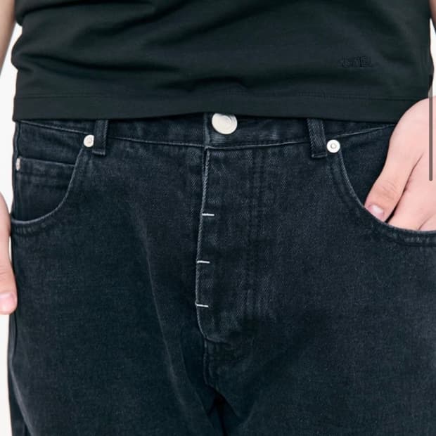 리젤서비스 흑청 데님