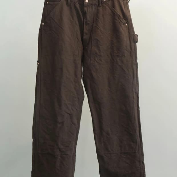 [3] 26SS 코모리 코튼 덕 페인터 팬츠 브라운