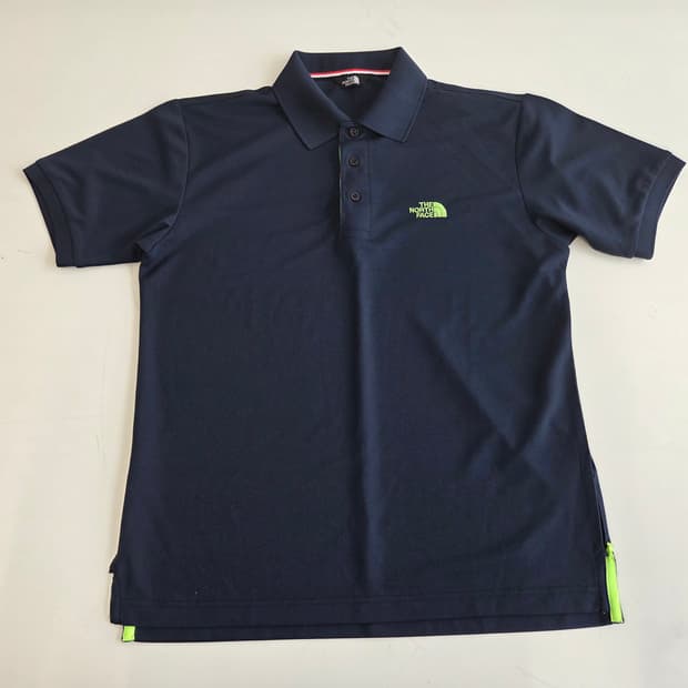 노스페이스 PK 반팔 카라티 네이비 L