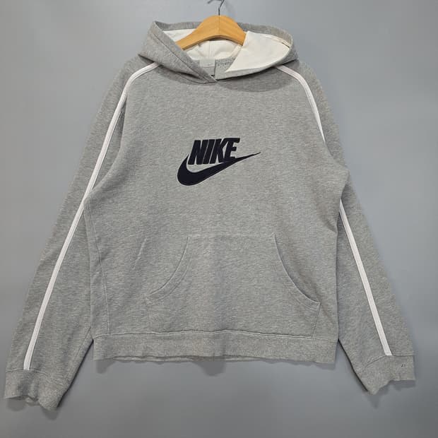 나이키(NIKE) 빅로고 기모 후드티 L
