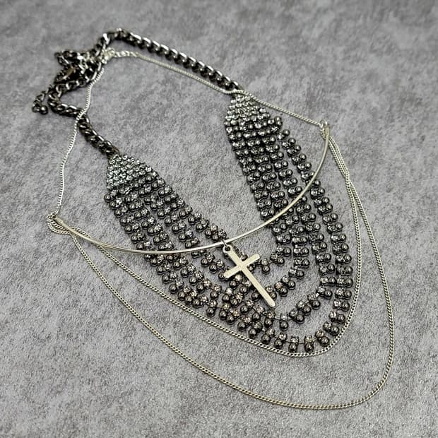 cross necklace set