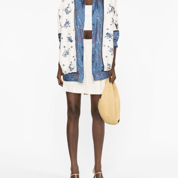 펜디(FENDI) 리버시블 봄버 블루종 자켓