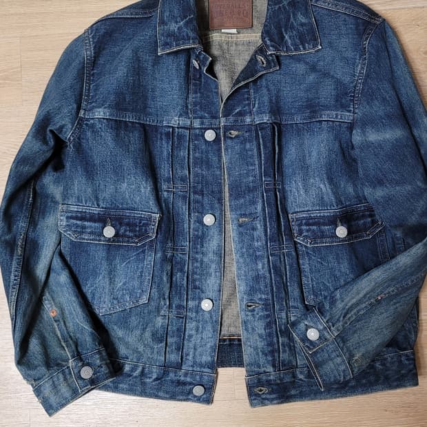 더블알엘 웨스트 뷰 트러커 데님자켓 S사이즈