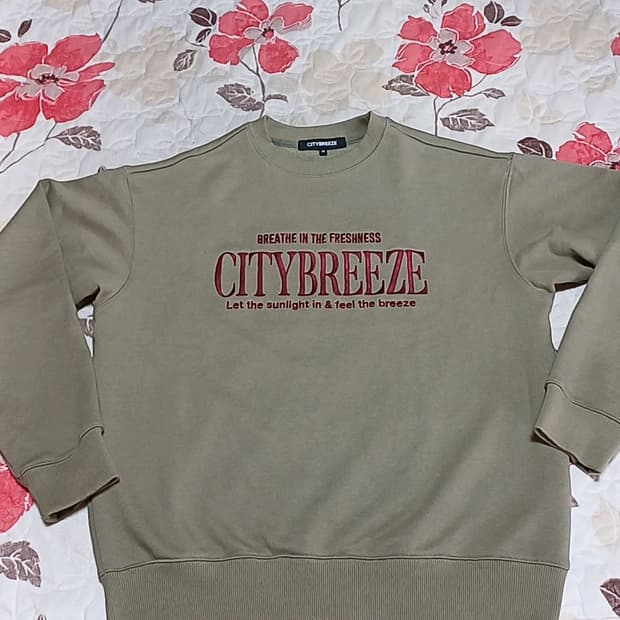 시티브리즈 맨투맨 105 여성88 가슴59 기장66