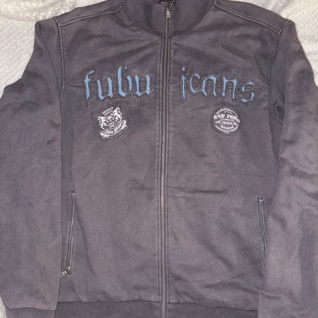 후부 빈티지 코튼 집업