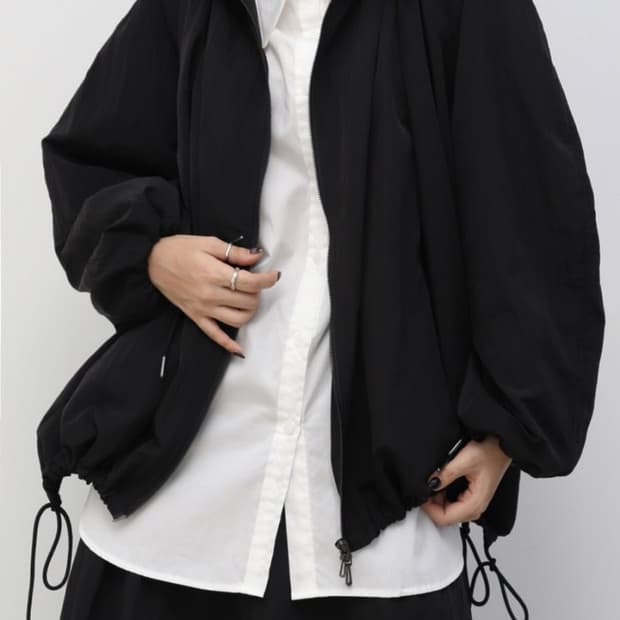 트리밍버드 트레이닝 셋업 자켓 black