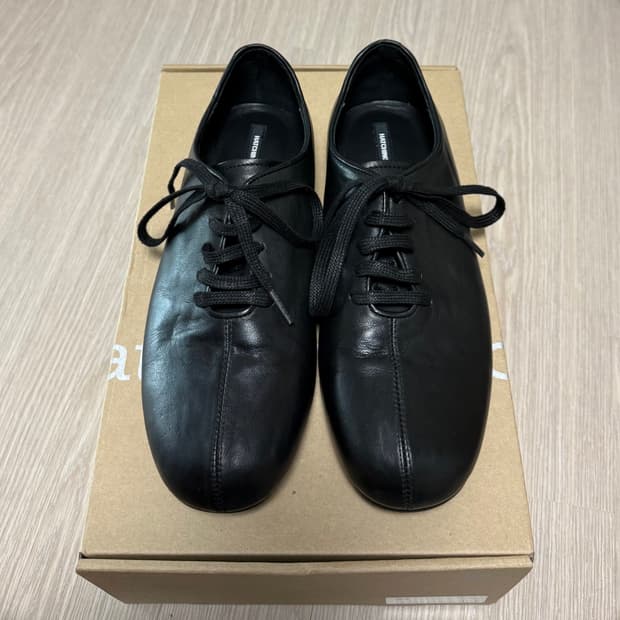 해칭룸 플랫슈즈 블랙 265사이즈