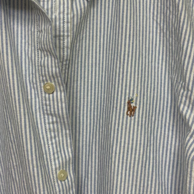 폴로 랄프로렌 스트라이프 옥스포드 셔츠 차일드 xl