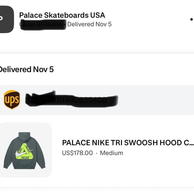 팔라스 나이키 후드 차콜 M