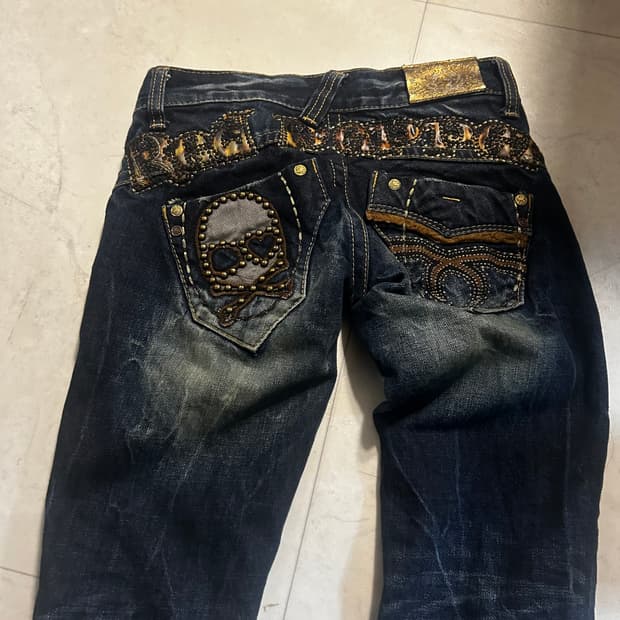 레드페퍼 빈티지 부츠컷 로우라이즈 데님진