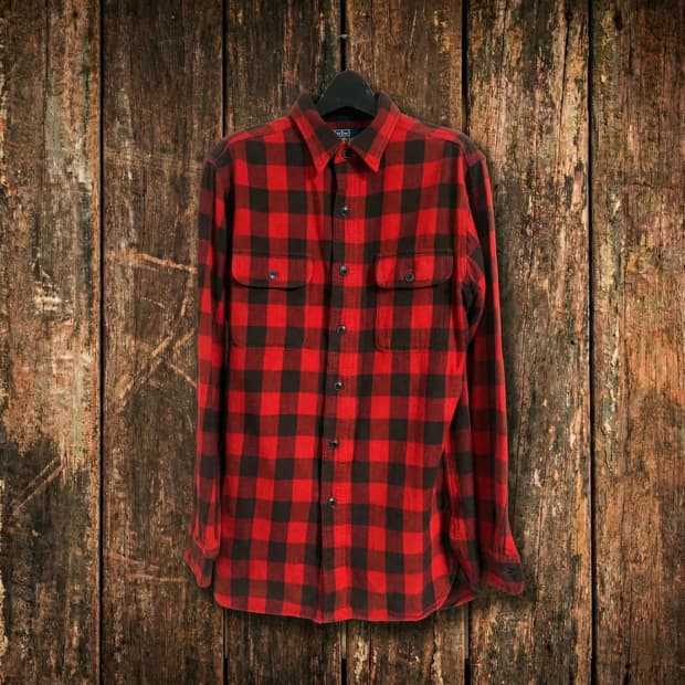 폴로 랄프로렌 체크 셔츠 (90’s)