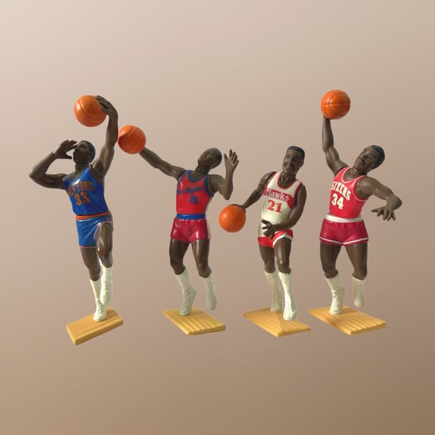 Kenner NBA 스타팅라인업 피규어 4종일괄