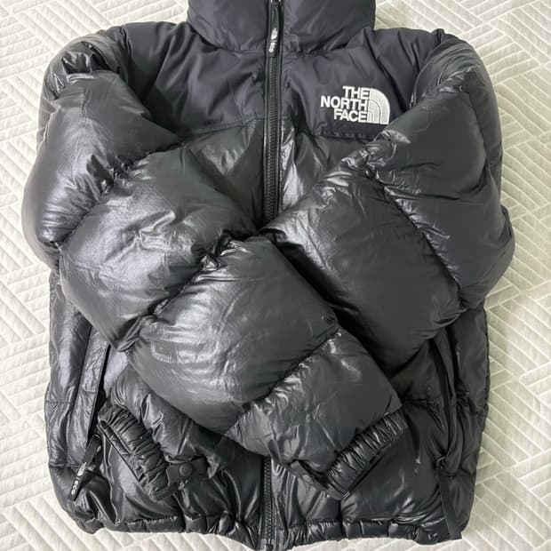 (실착2회)노스페이스 1996에코 눕시 패딩 블랙 공용S(90)