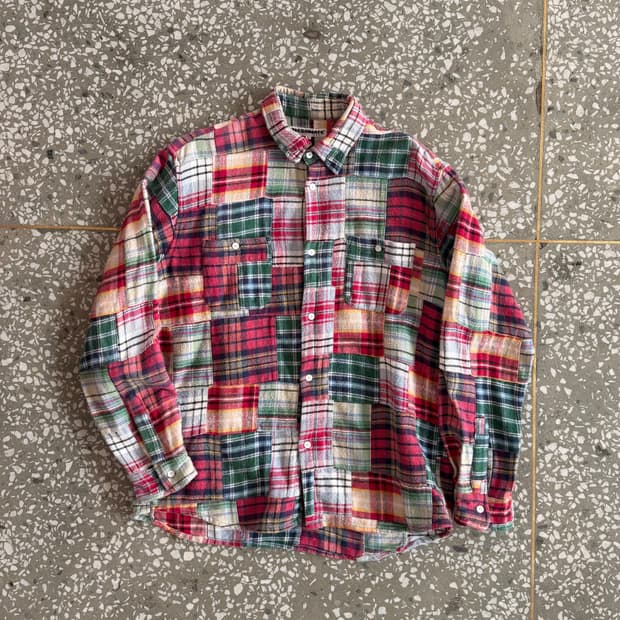 00s 굿이너프 RESONATE 패치워크 셔츠