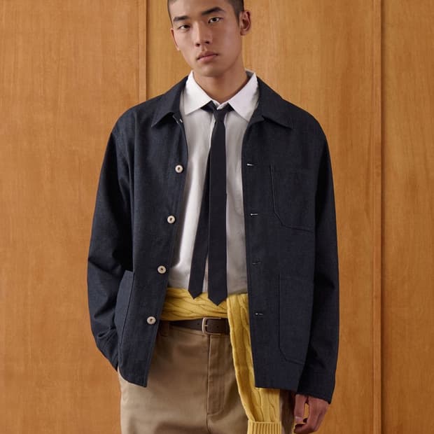 무신사스탠다드 데님 라이크 초어 자켓 딥인디고 2XL