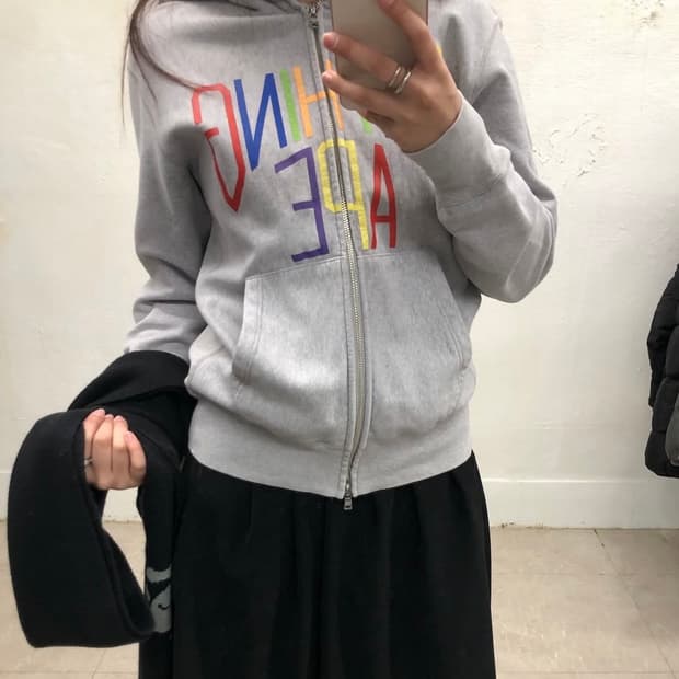 베이프 후드 집업