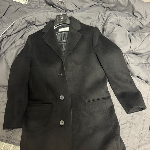 토니웩 크루토 커팅 캐시미어 코트 s