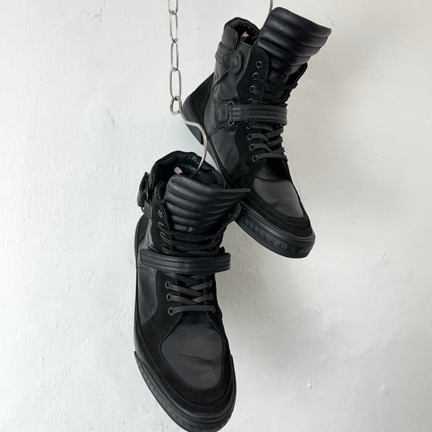 Alfredo Bannister Quilted High-Top Sneak