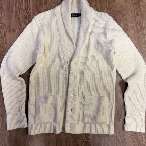 맨온더분 숄카라 가디건