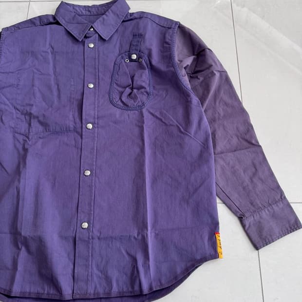 VINTAGE WASHED 빈티지 워시드 긴팔 셔츠