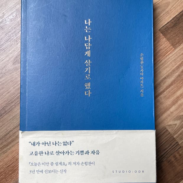 나는 나답게 살기로했다 손힘찬 지음