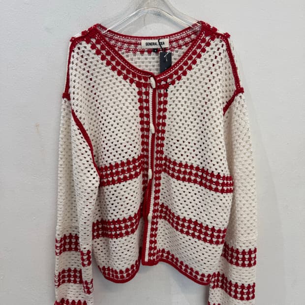 General Idea Crochet Loose Fit Cardigan