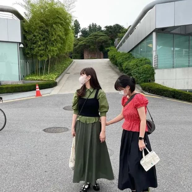 쉬이즈큐트 젤라또 블라우스 말차