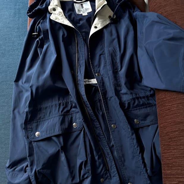 High count nylon poly design mil parka