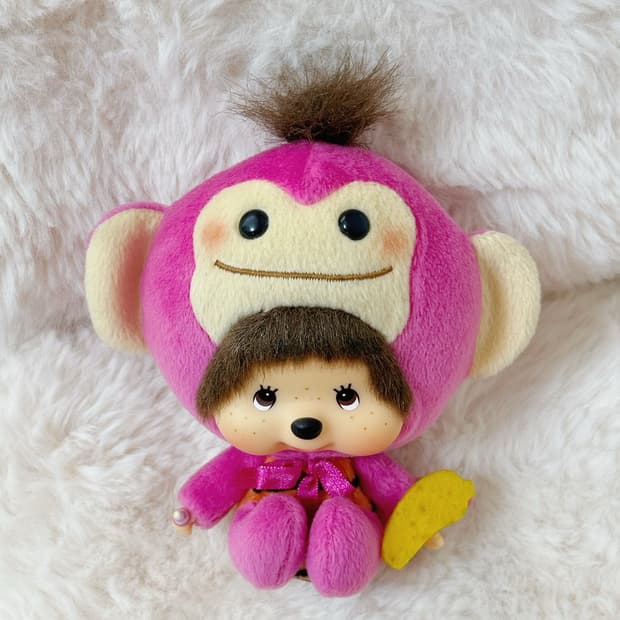 🐵 차메코 클럽 원숭이 몬치치 빅헤드 키체인