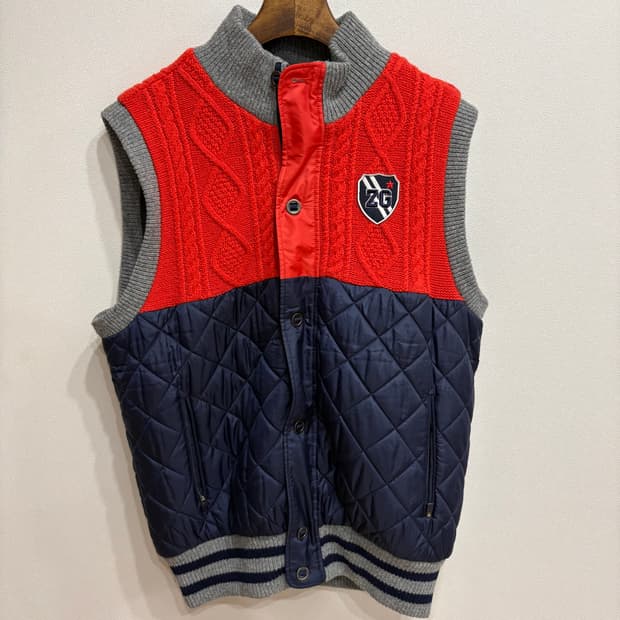 ZOY 골프 니트 퀼팅 베스트 100