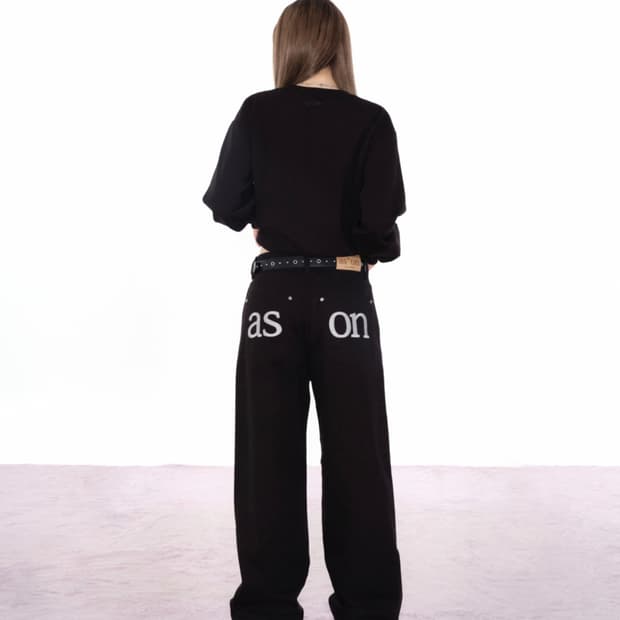 애즈온 스모그 와이드 팬츠