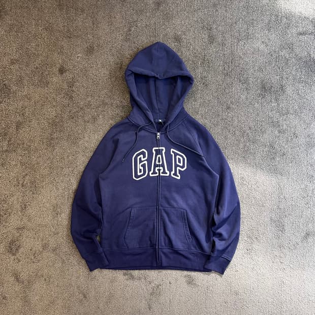 GAP 로고 후드 집업