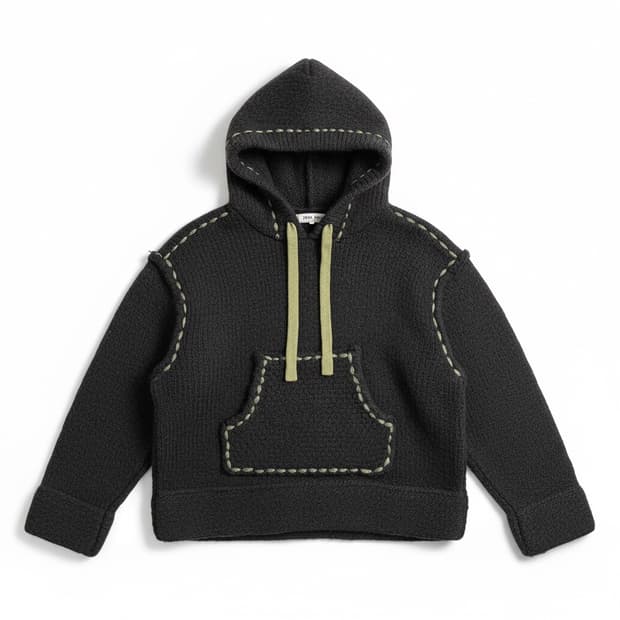 자라 서플라스 니트 후드티 L-XL