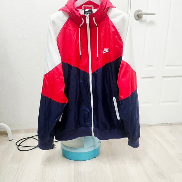 (110~115)2XL☆초대장급☆나이키 헤리티지 윈드러너 스우시 바람막이