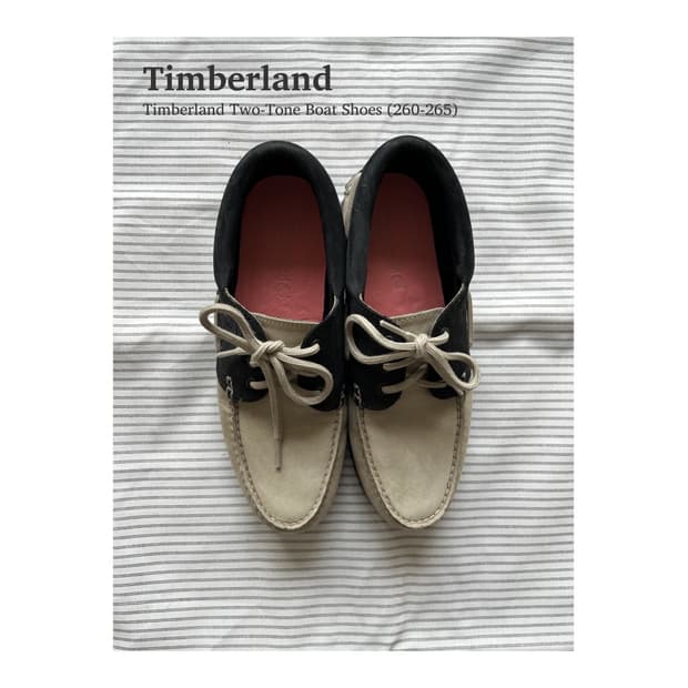 팀버랜드 투톤 보트슈즈 (260-265)